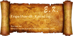 Engelhardt Katalin névjegykártya