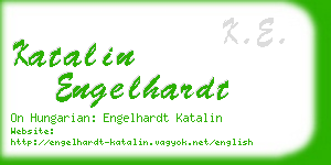 katalin engelhardt business card